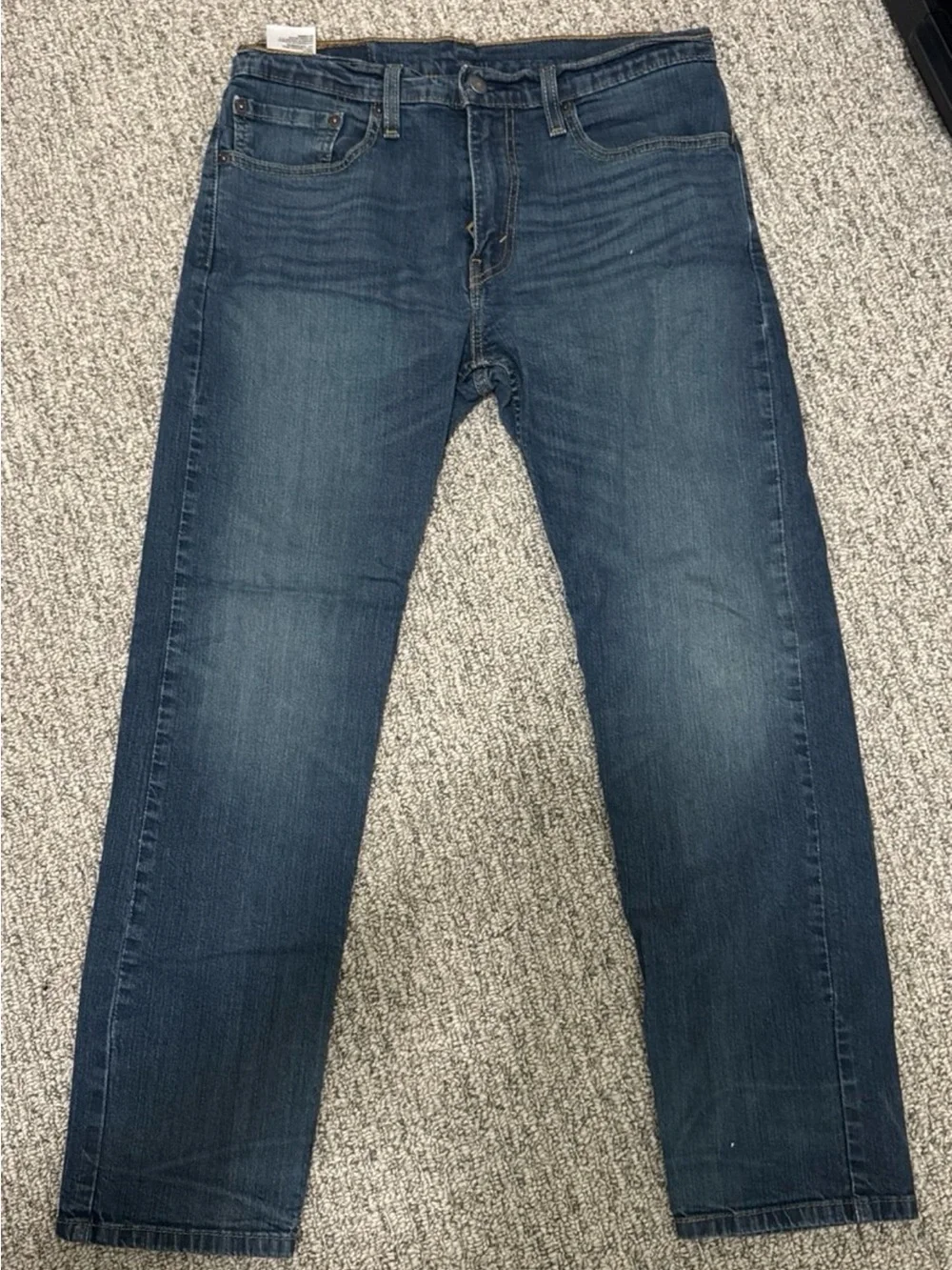 Levi’s 502 Regular Taper Men’s Jeans 32x30 Dark Wash Denim